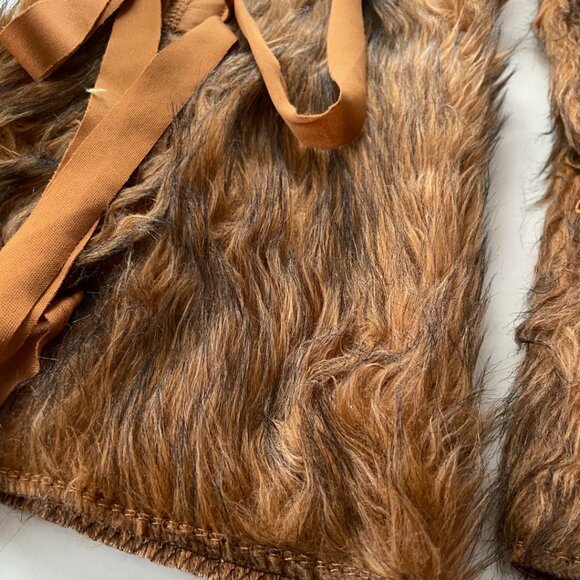 Brown Faux Fur Leg Warmers - Picture 3 of 5